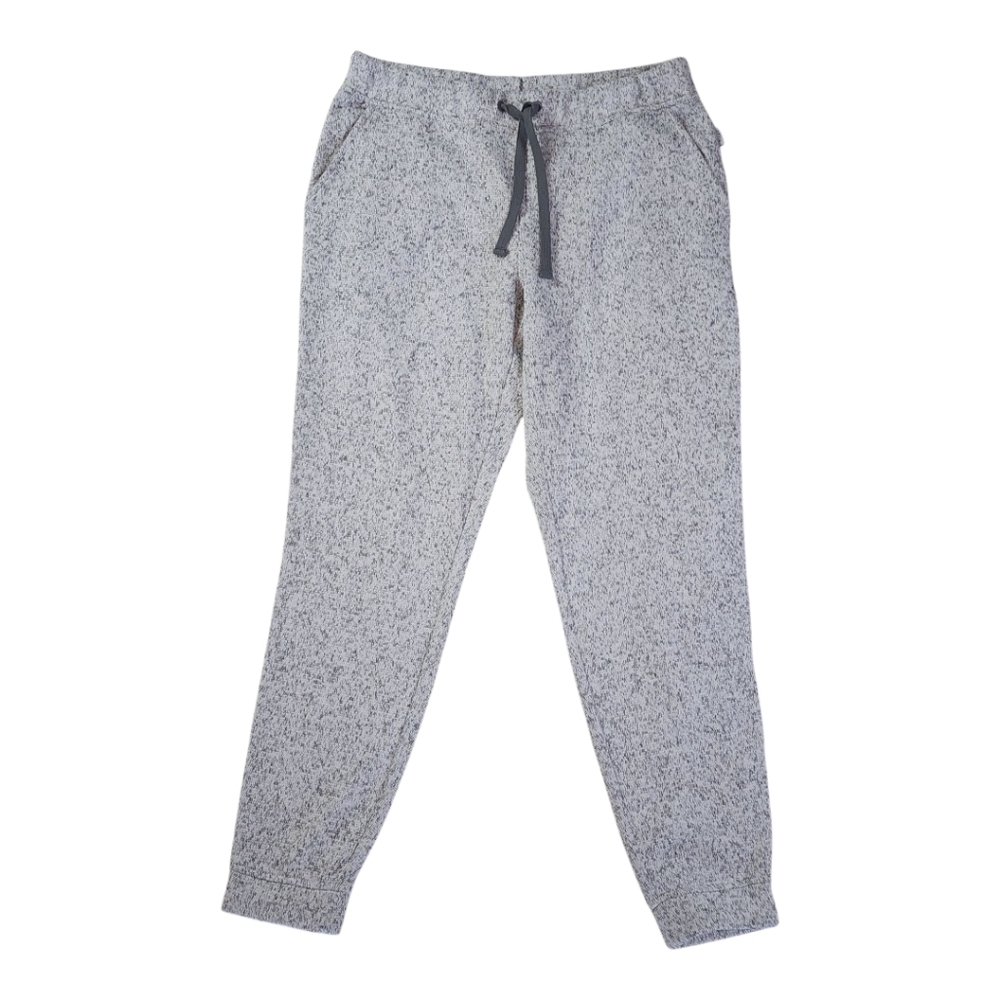 Orvis Unisex Heathered Gray Fleece Jogger Sweatpants Size Medium M